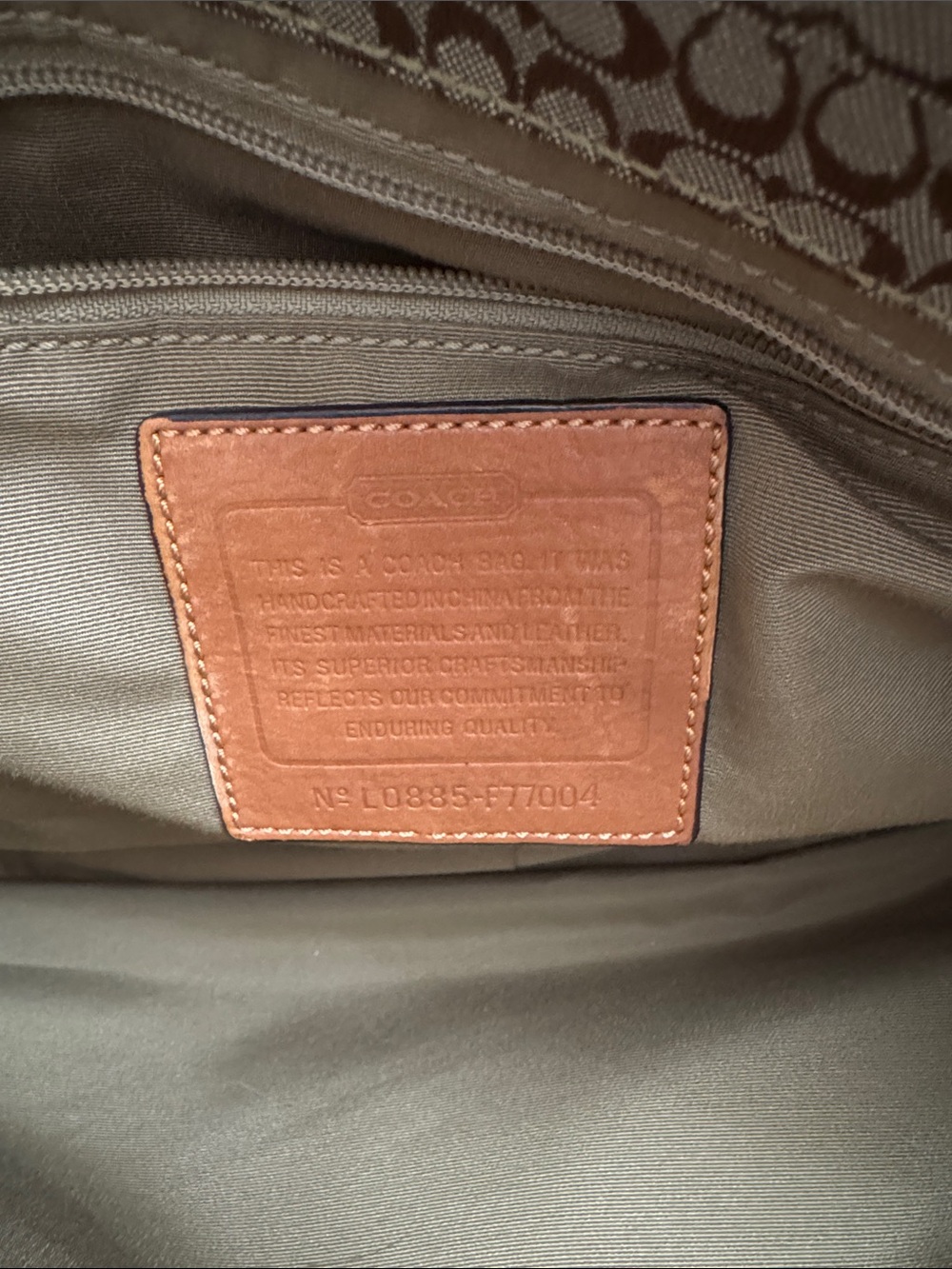 Coach Signature Hudson Commuter Laptop Messenger Bag (F77004) - Unisex - Picture 8 of 14